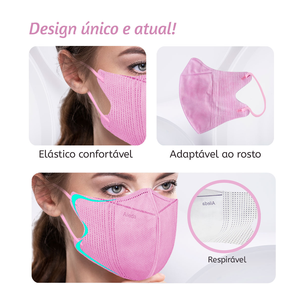 Silicone 3D de Máscara Aerus – Dealbox Brasil