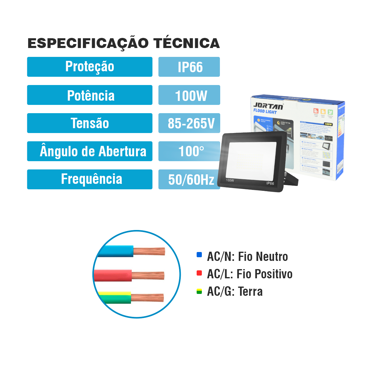 1 - Refletor Jortan 100W (Capa Final)